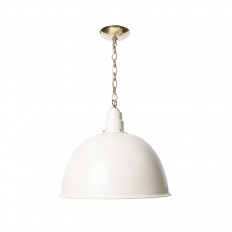 Bell shape industrial enameled style pendant 